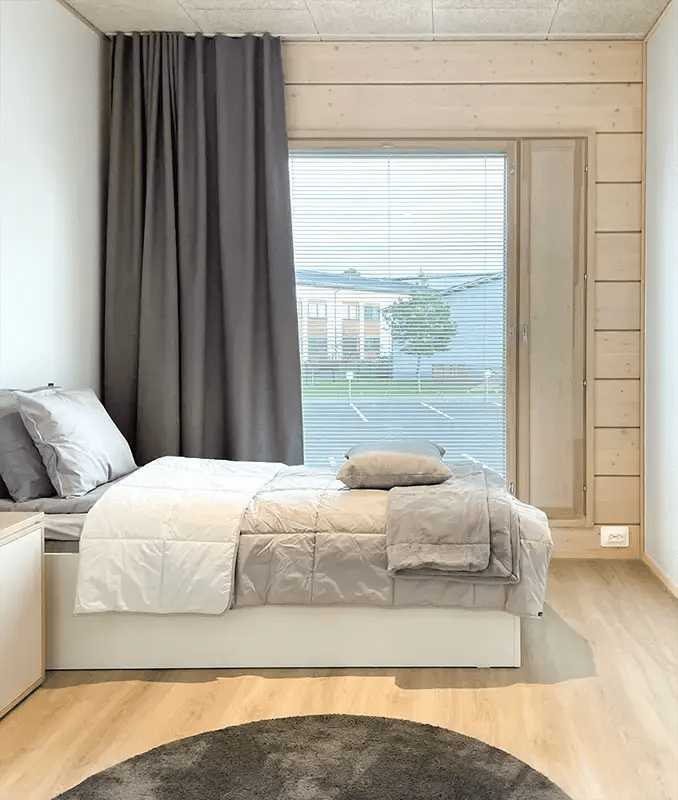 Hoivarakentajat-Humana-Mustasaari-makuuhuone